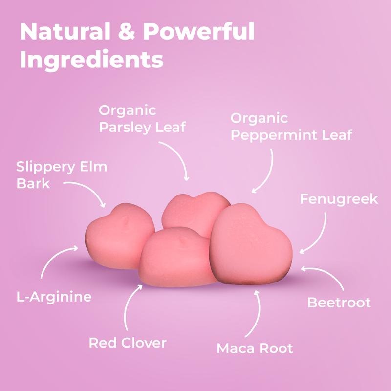 ProYoni Pheromone Gummies - Natural Attraction & Confidence Booster - Mixed Berry Flavor - 60 Gummies