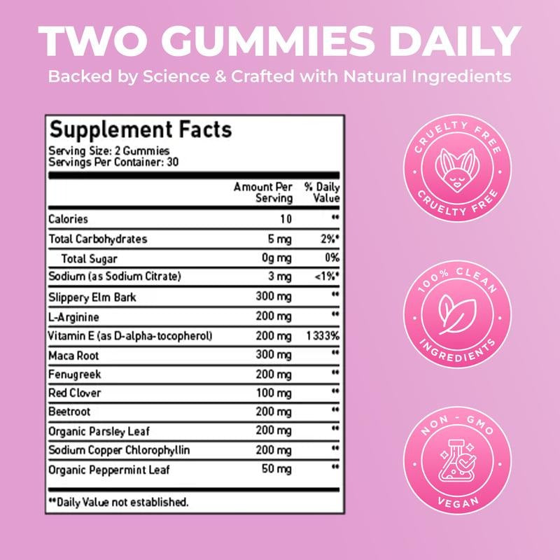 ProYoni Pheromone Gummies - Natural Attraction & Confidence Booster - Mixed Berry Flavor - 60 Gummies